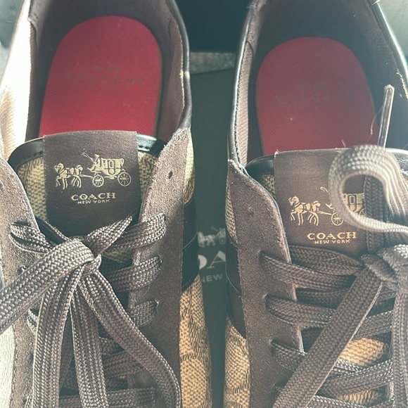 Coach Khaki/Chestnut Style Name IVY SIG PEB EMBS PVC/SDE - Picture 6 of 9